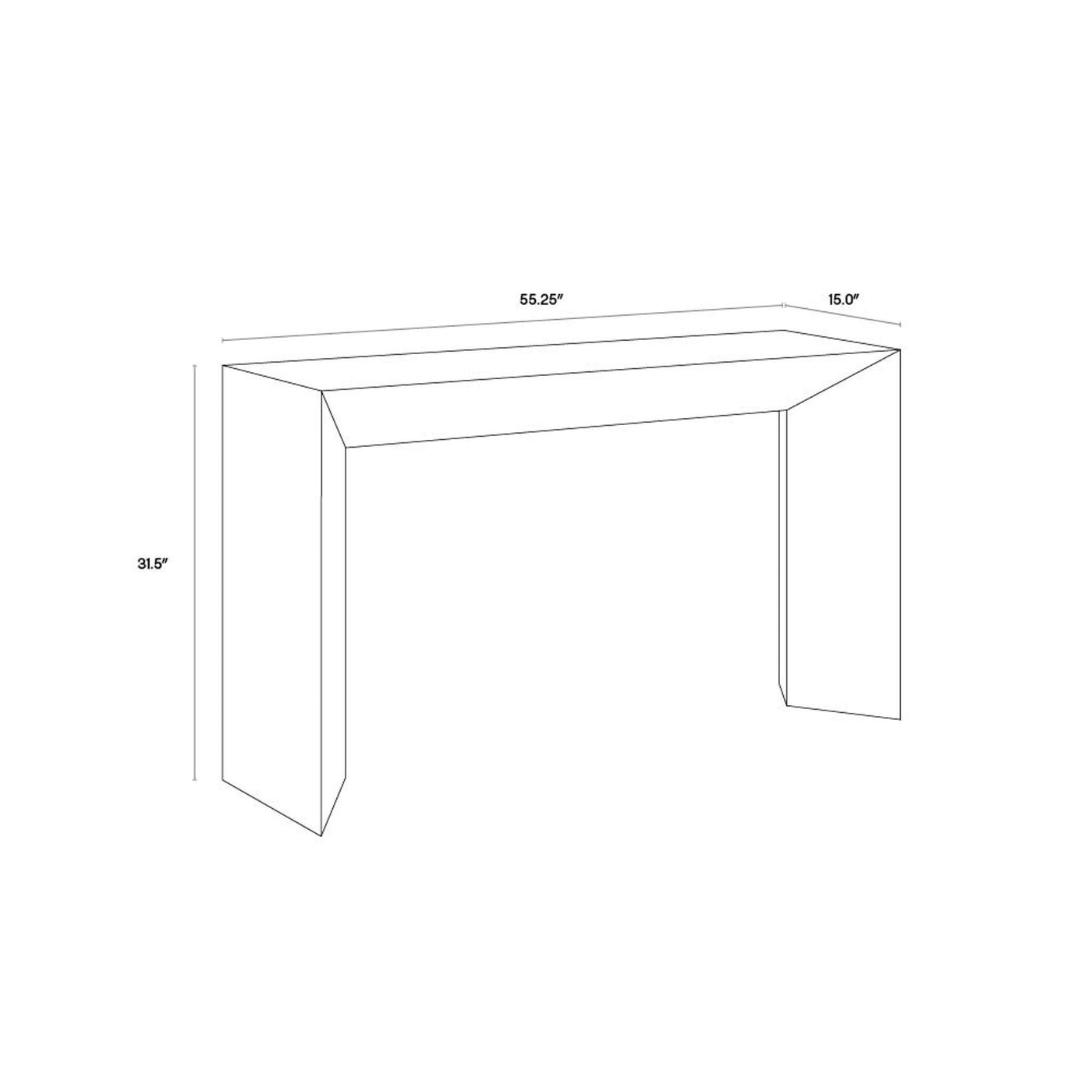 NOMAD CONSOLE TABLE - GREY