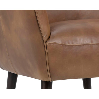 Luther Lounge Chair - Tobacco Tan