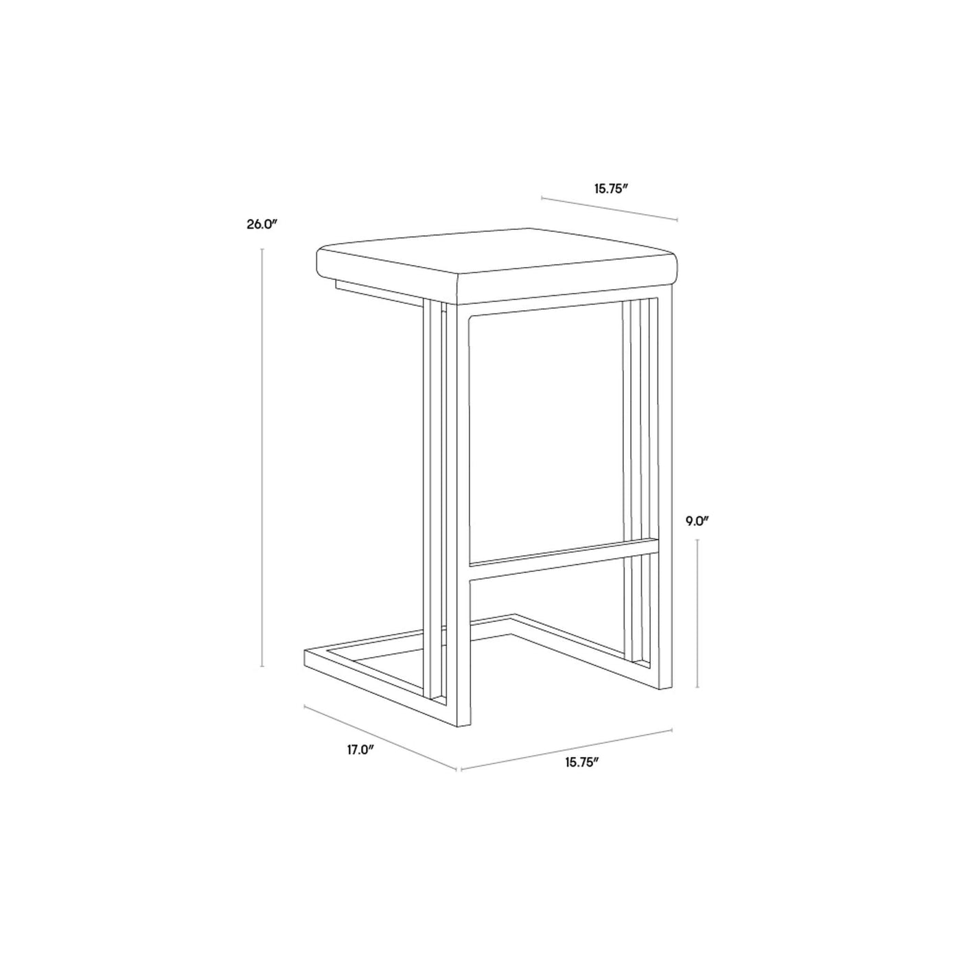 Boone Counter Stool (Sef Of 2)