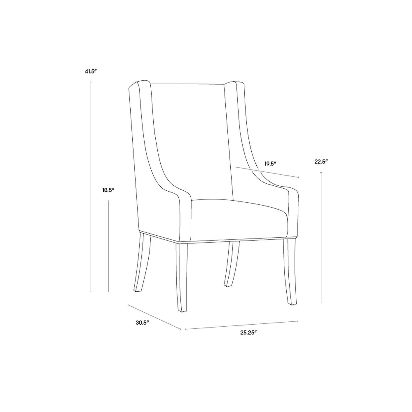 AIDEN DINING ARMCHAIR