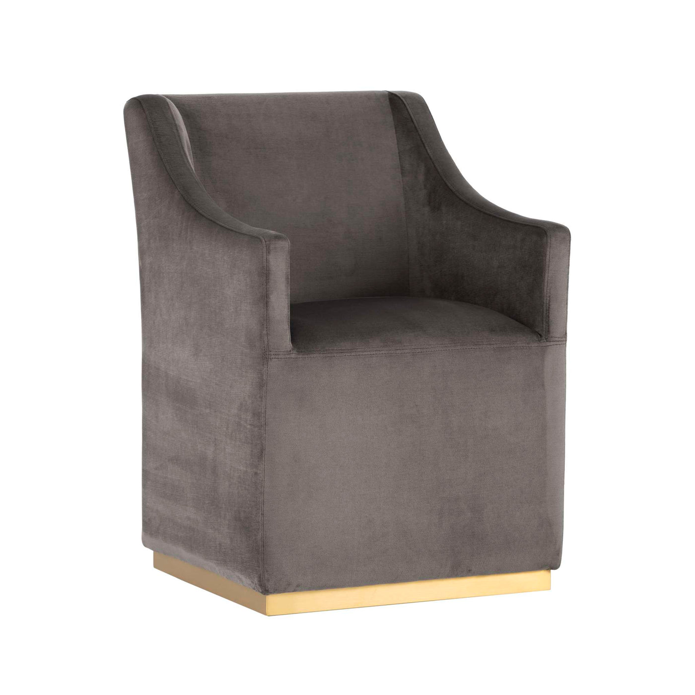 Zane Wheeled Dining Armchair