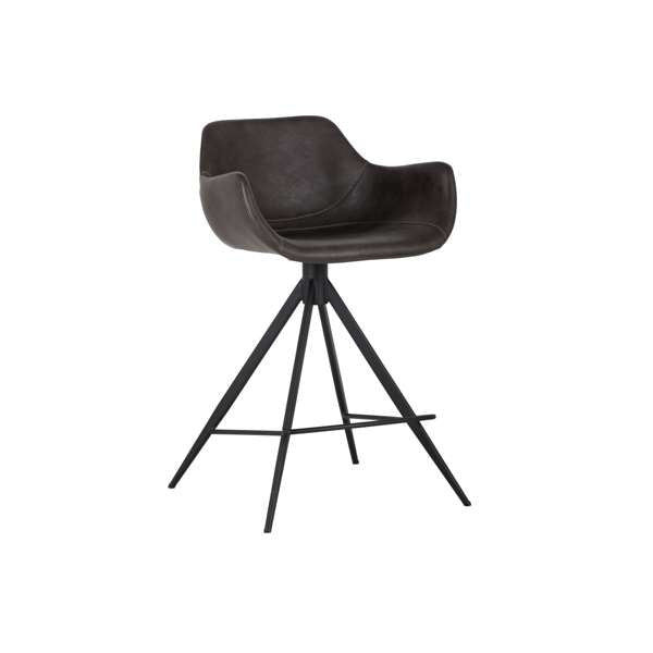 OWEN SWIVEL COUNTER STOOL - TOWN GREY