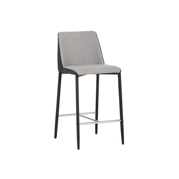 Renee Counter Stool - Armour Grey / Dark Slate