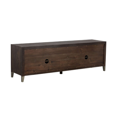 GREYSON MEDIA CONSOLE AND CABINET - SMOKE ACACIA