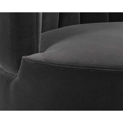 AUGUST LOUNGE CHAIR - SHADOW GREY