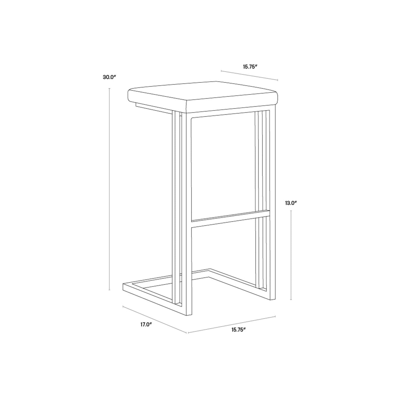 Boone Barstool (Sef Of 2)