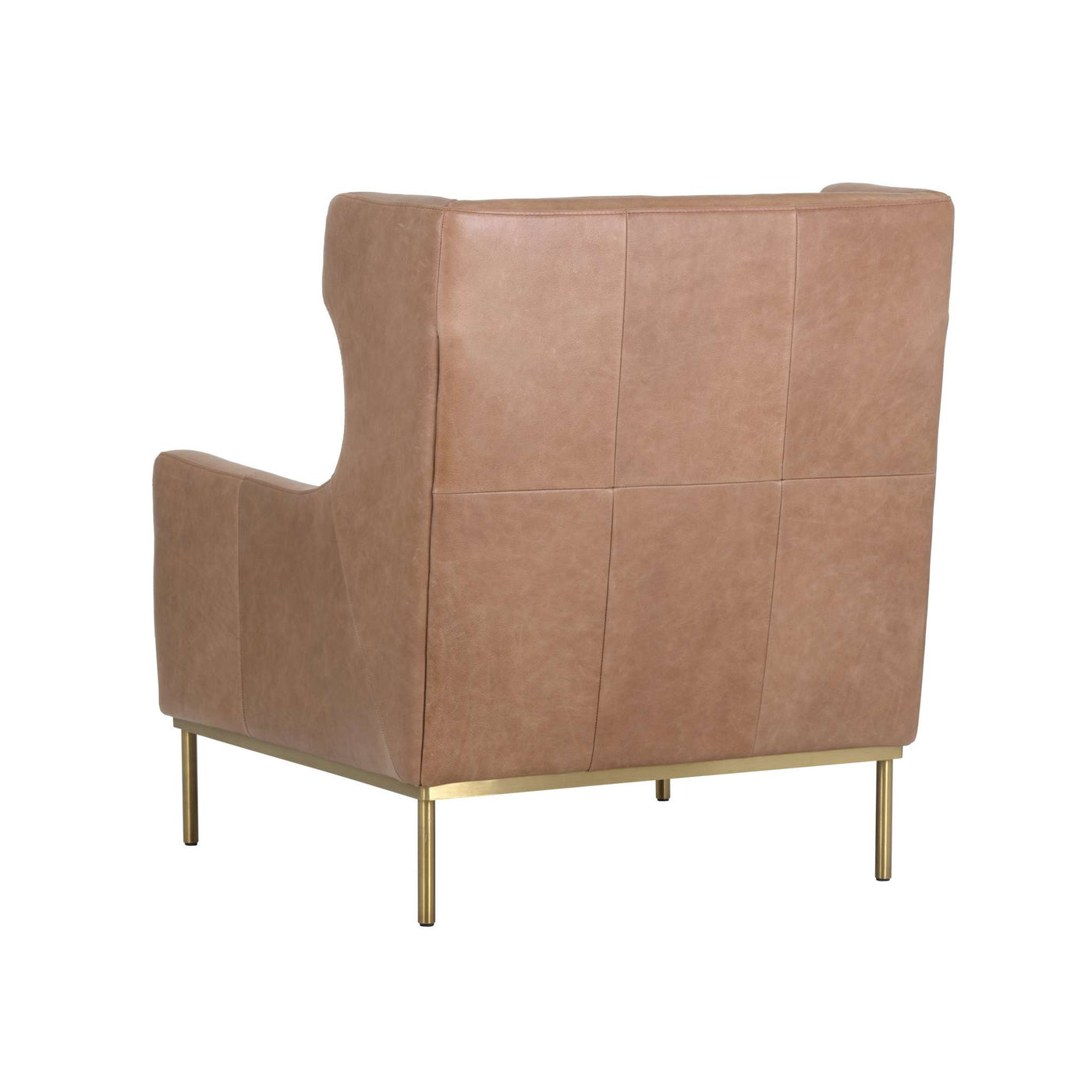 Virgil Lounge Chair - Marseille Camel Leather