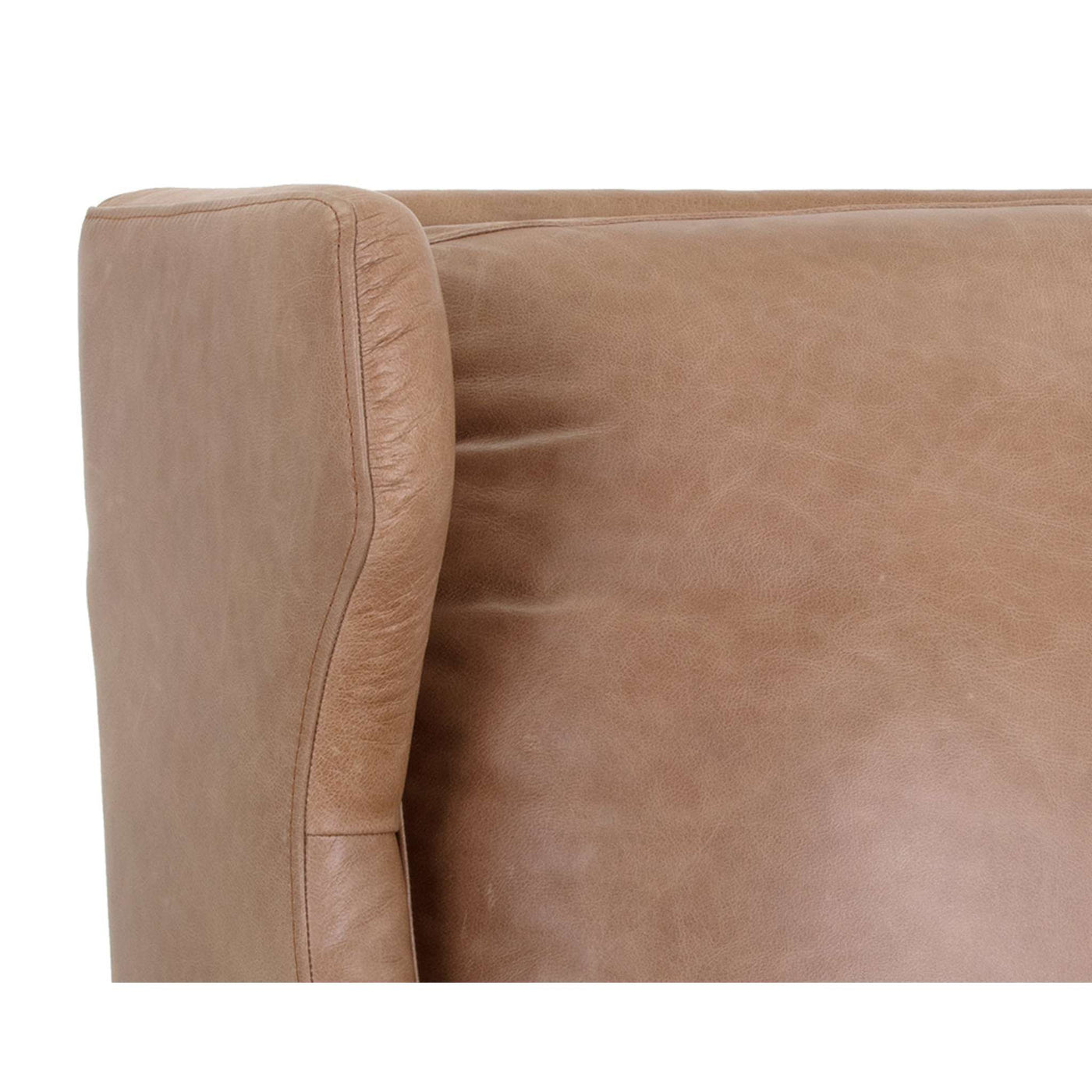 VIRGIL LOUNGE CHAIR - MARSEILLE CAMEL LEATHER