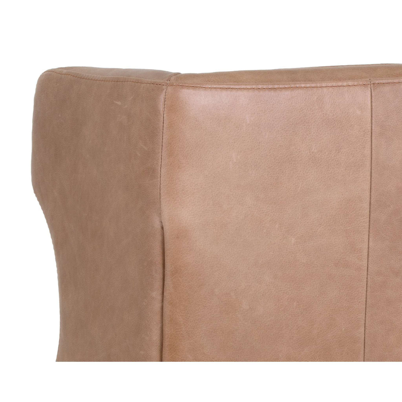 VIRGIL LOUNGE CHAIR - MARSEILLE CAMEL LEATHER