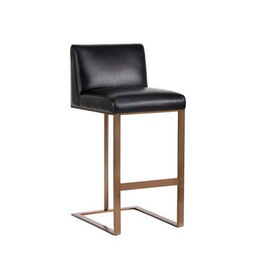 DEAN BARSTOOL - ANTIQUE BRASS - CANTINA BLACK