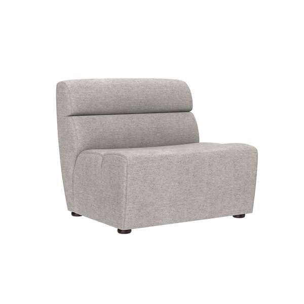 CORNELL MODULAR - ARMLESS CHAIR - POLO CLUB STONE