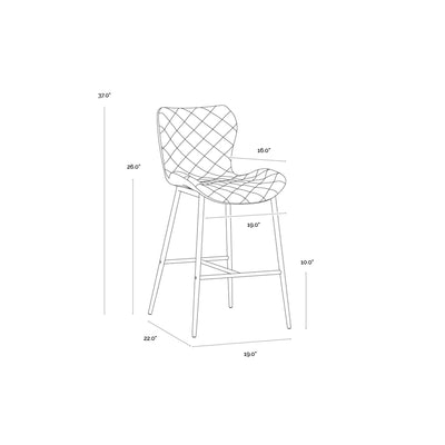 Lyla Counter Stool (Sef Of 2)