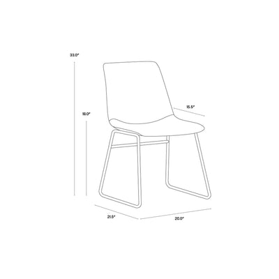 CAL DINING CHAIR (Sef of 2)