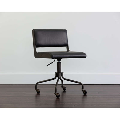 DAVIS OFFICE CHAIR - DARK BRONZE - ONYX