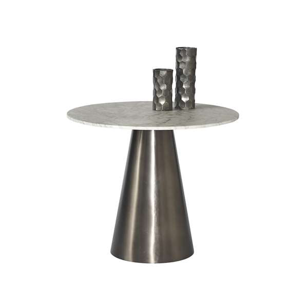 DAMON BISTRO TABLE - GUNMETAL - 35.5"