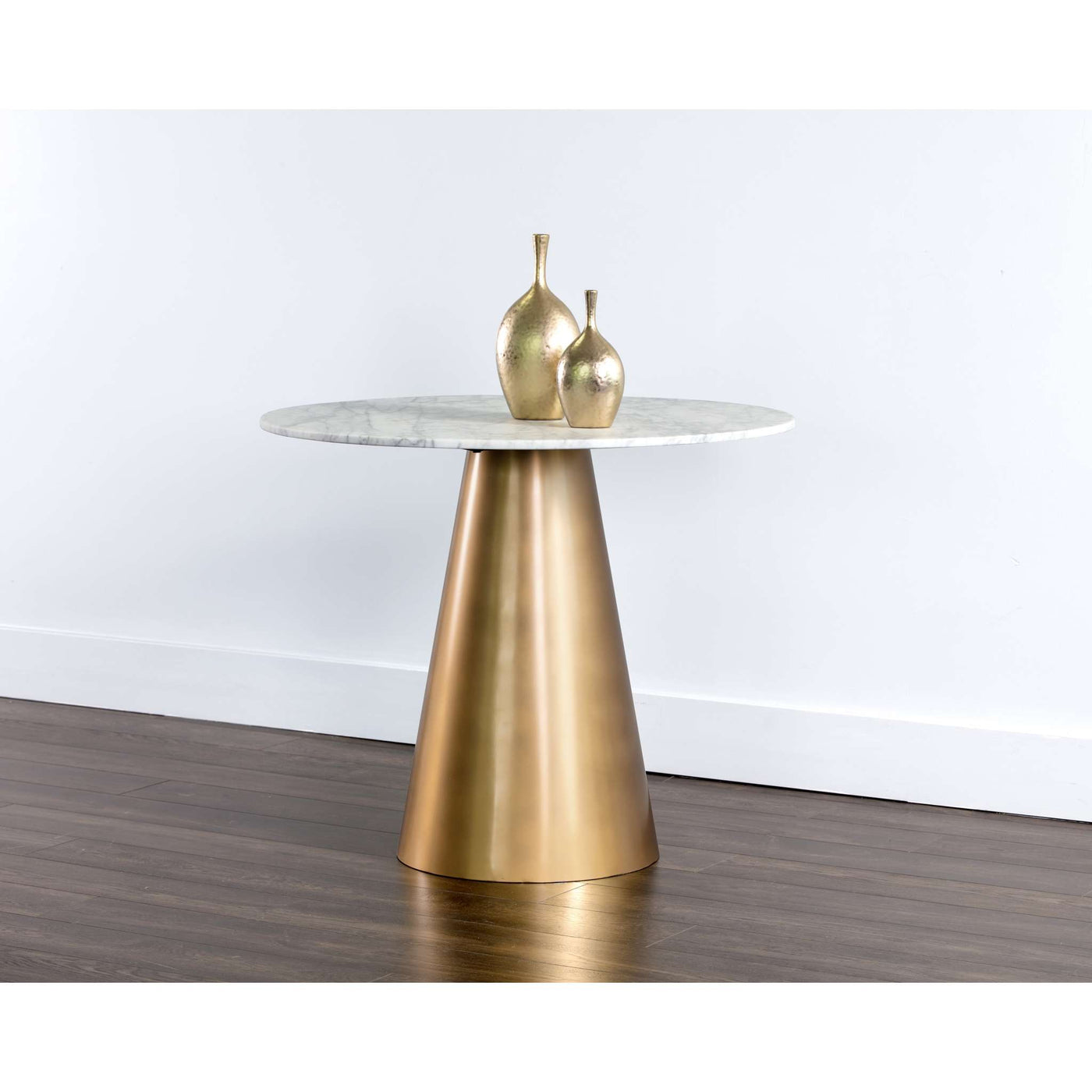 DAMON BISTRO TABLE - GOLD - 35.5"