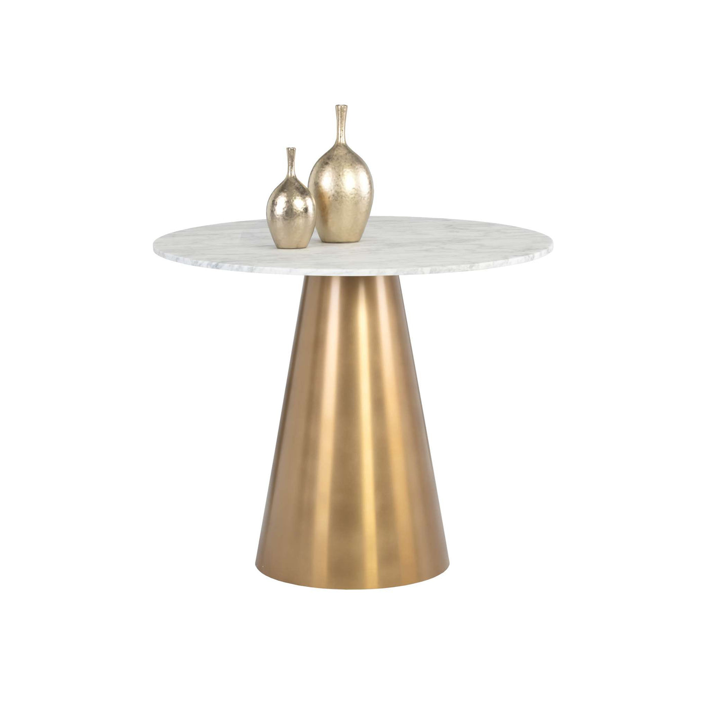 DAMON BISTRO TABLE - GOLD - 35.5"