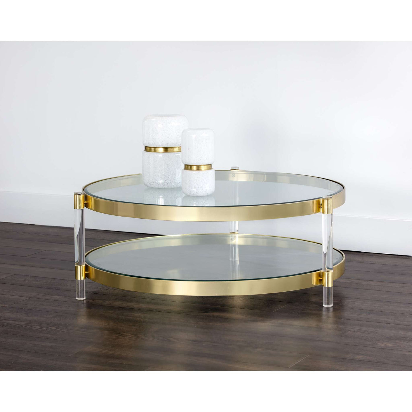 YORK COFFEE TABLE - BRASS