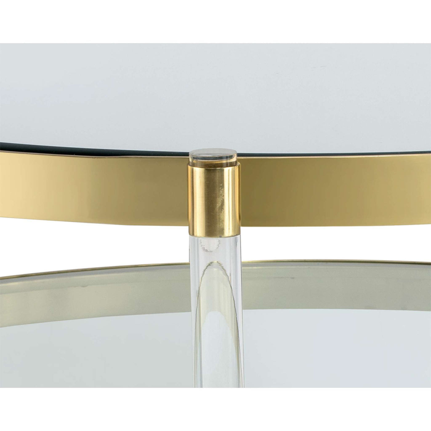 York Coffee Table - Brass