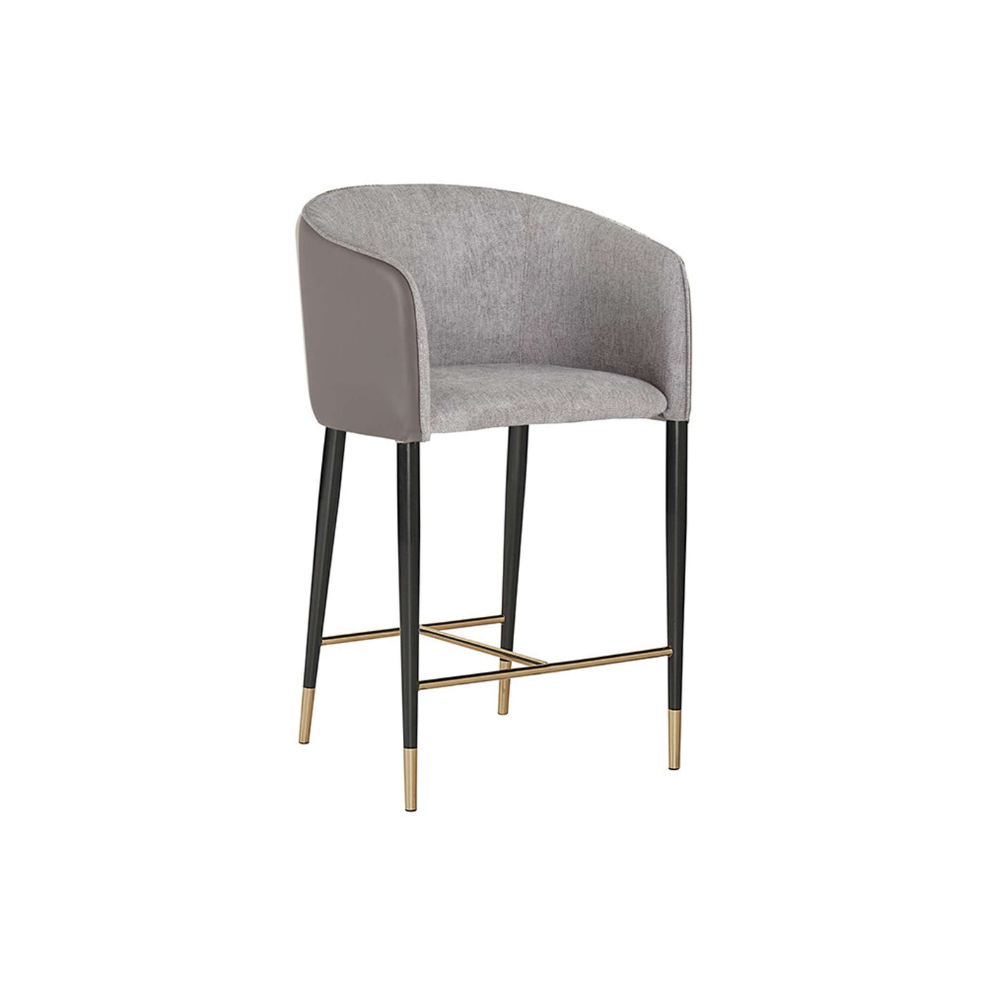 Asher Counter Stool - Flint Grey / Napa Taupe