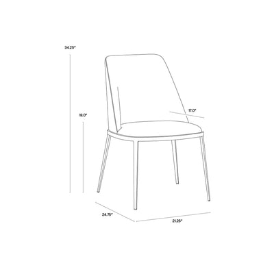 DOVER DINING CHAIR (Sef of 2)