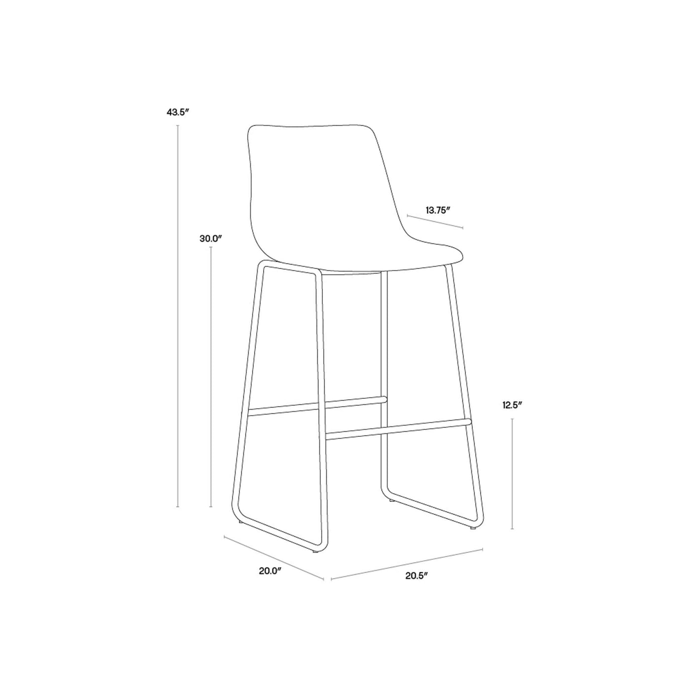 Cal Barstool (Sef Of 2)