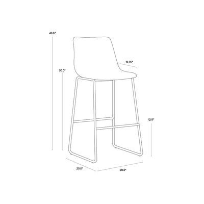 CAL BARSTOOL (Sef of 2)