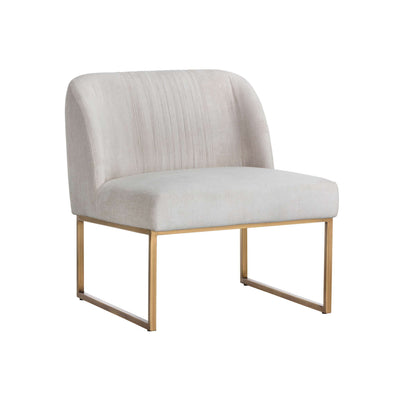 Nevin Lounge Chair - Polo Club Muslin