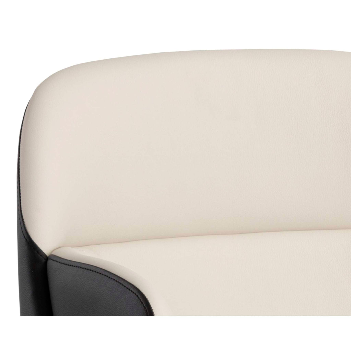 HAGAN DINING ARMCHAIR - DILLON CREAM / DILLON BLACK