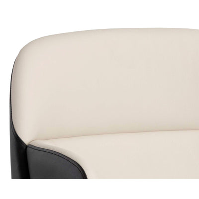 Hagan Dining Armchair - Dillon Cream / Dillon Black