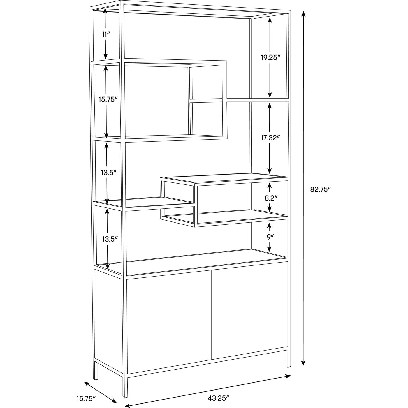 Stamos Bookcase