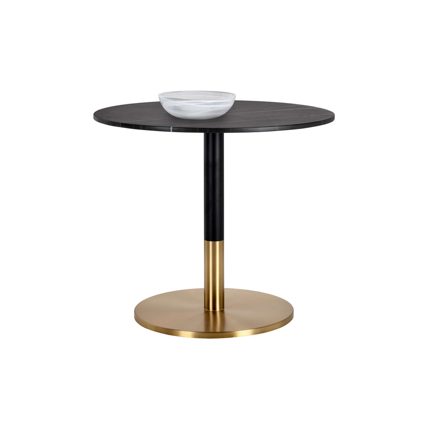 MASSIE BISTRO TABLE - BLACK MARBLE - 35.5"