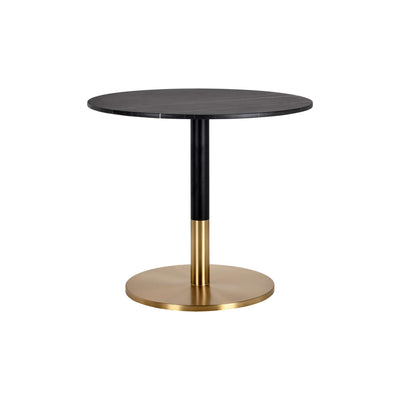 MASSIE BISTRO TABLE - BLACK MARBLE - 35.5"