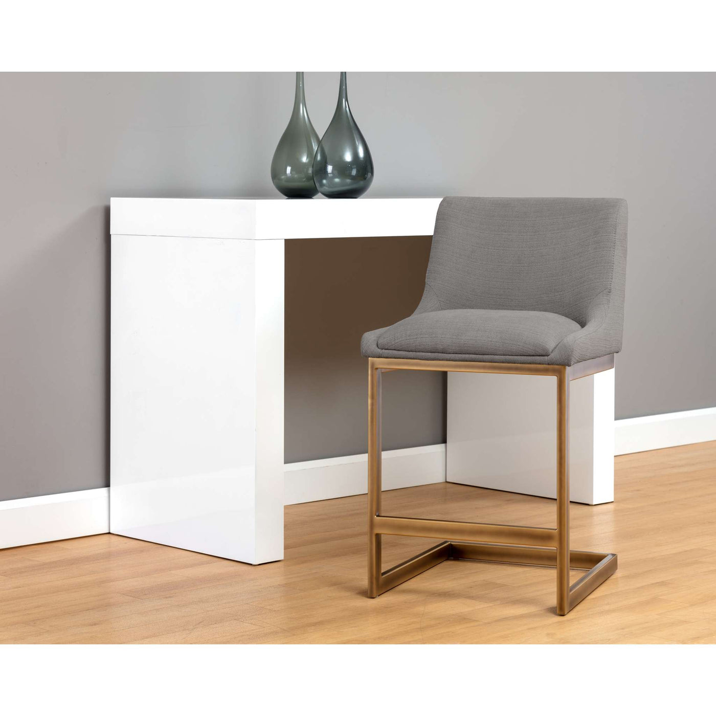 Holly Counter Stool - Zenith Soft Grey