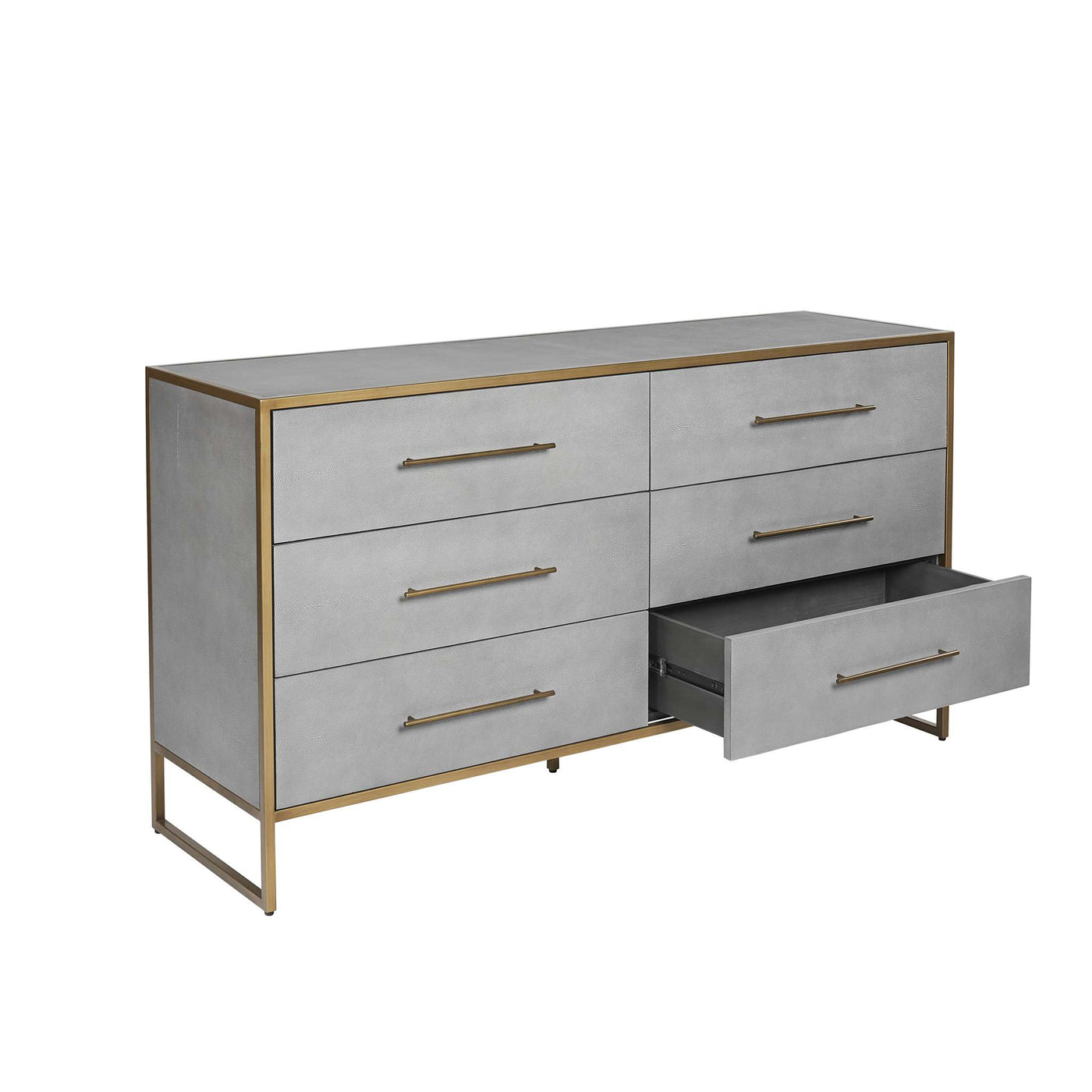 Venice Dresser - Grey Shagreen