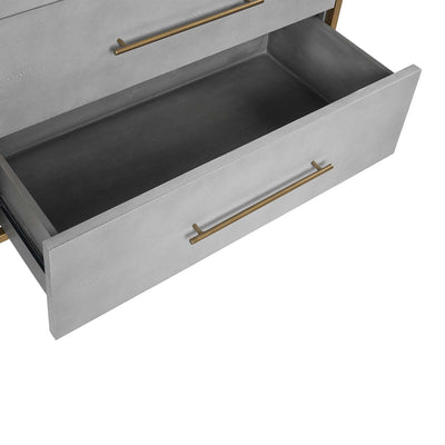 Venice Dresser - Grey Shagreen