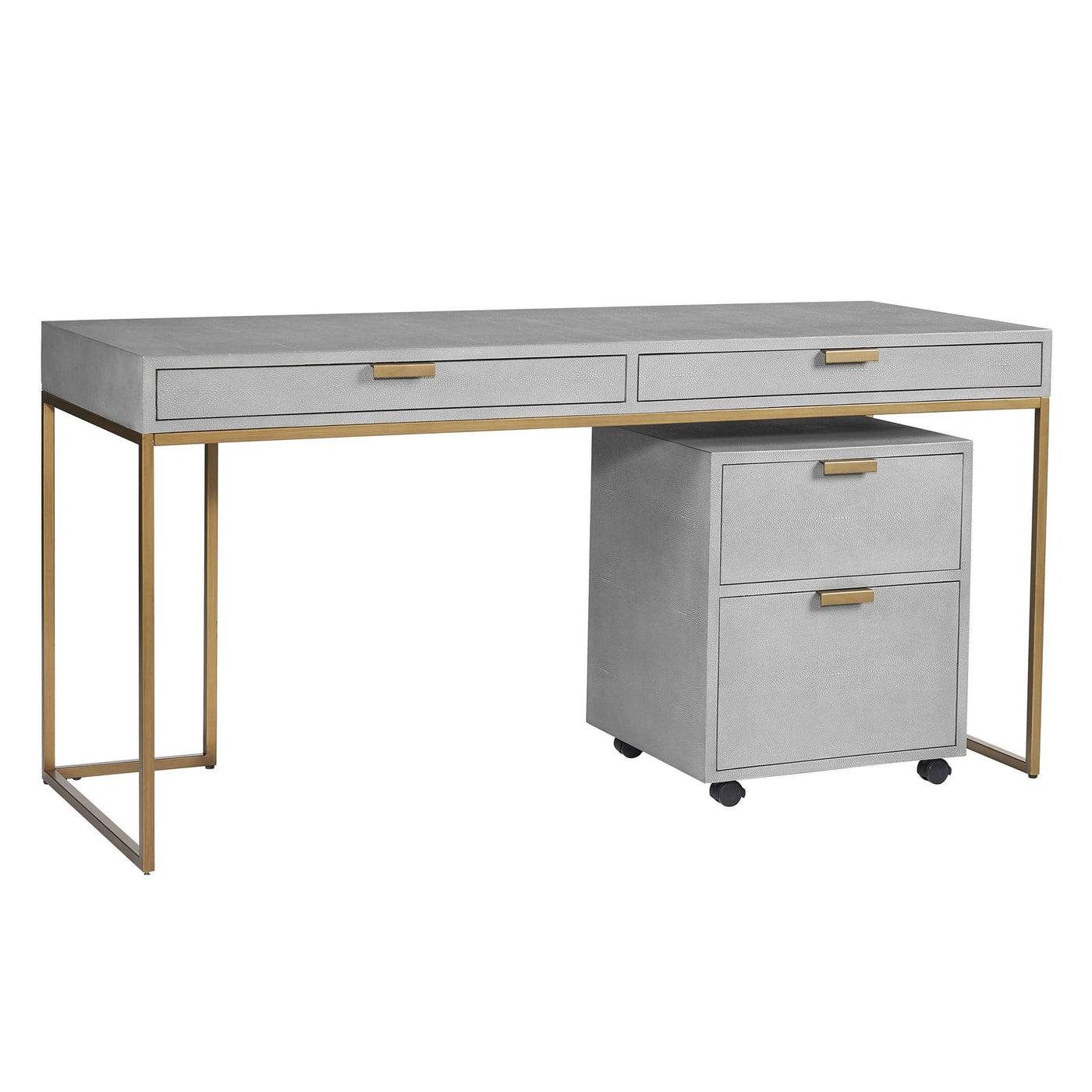 JIRO DESK - GREY SHAGREEN