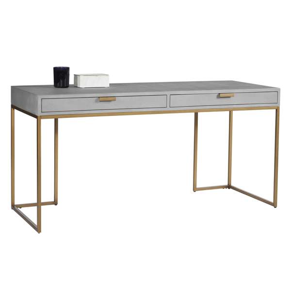 JIRO DESK - GREY SHAGREEN