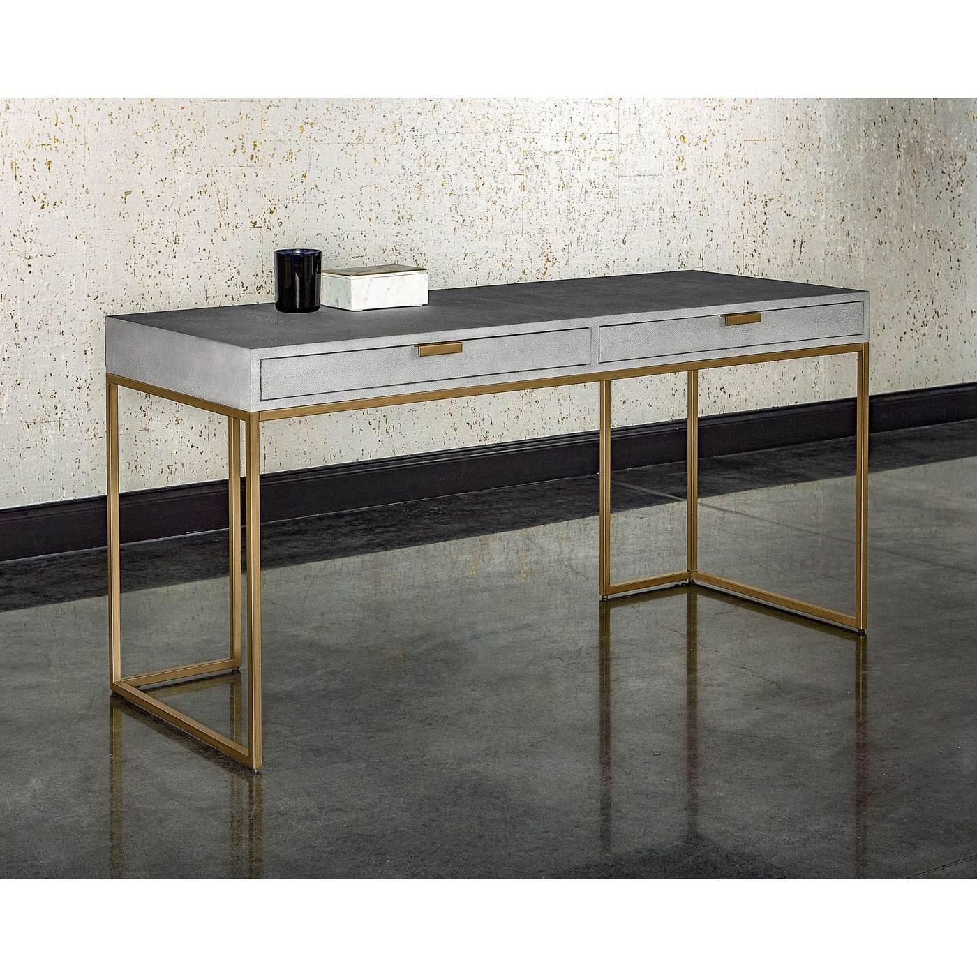 JIRO DESK - GREY SHAGREEN