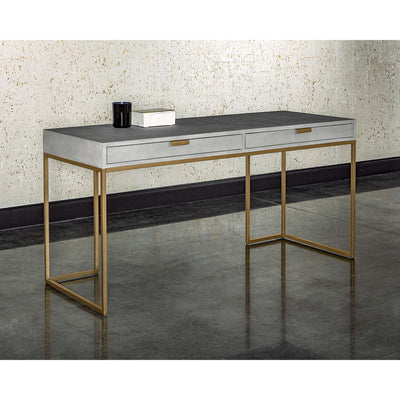 Jiro Desk - Grey Shagreen