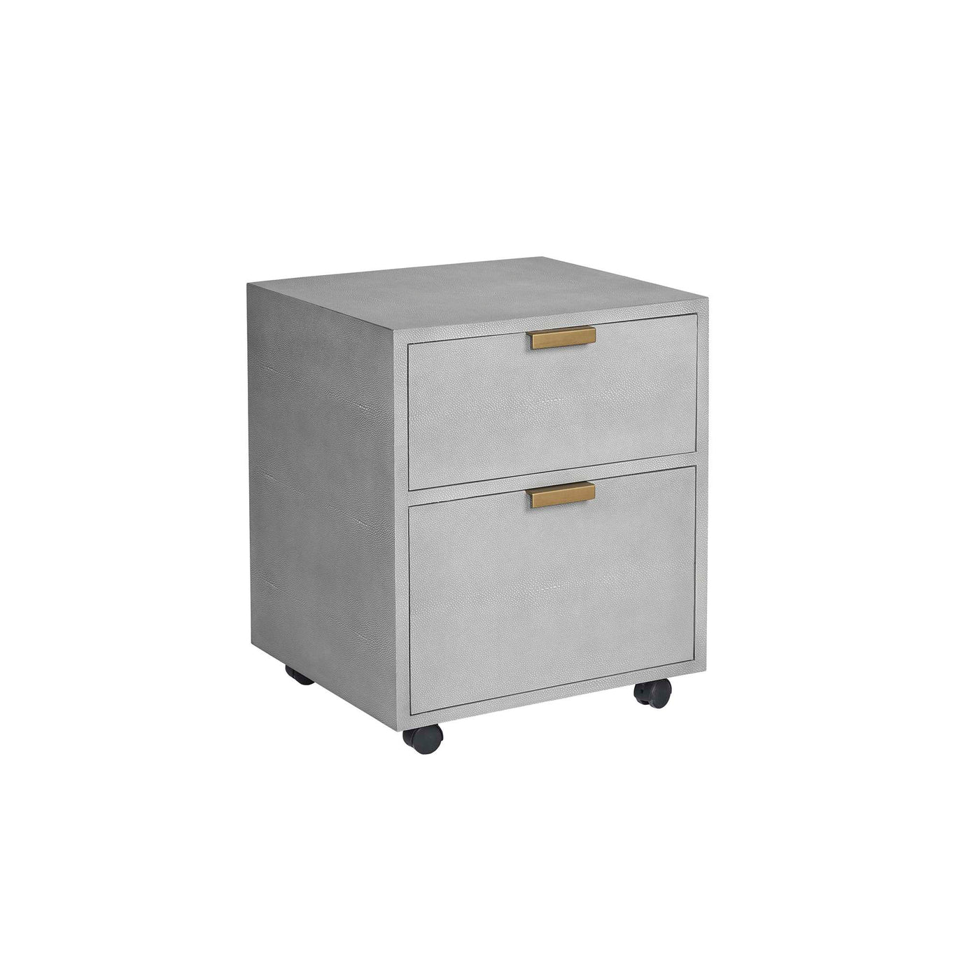 JIRO FILE CABINET - GREY SHAGREEN