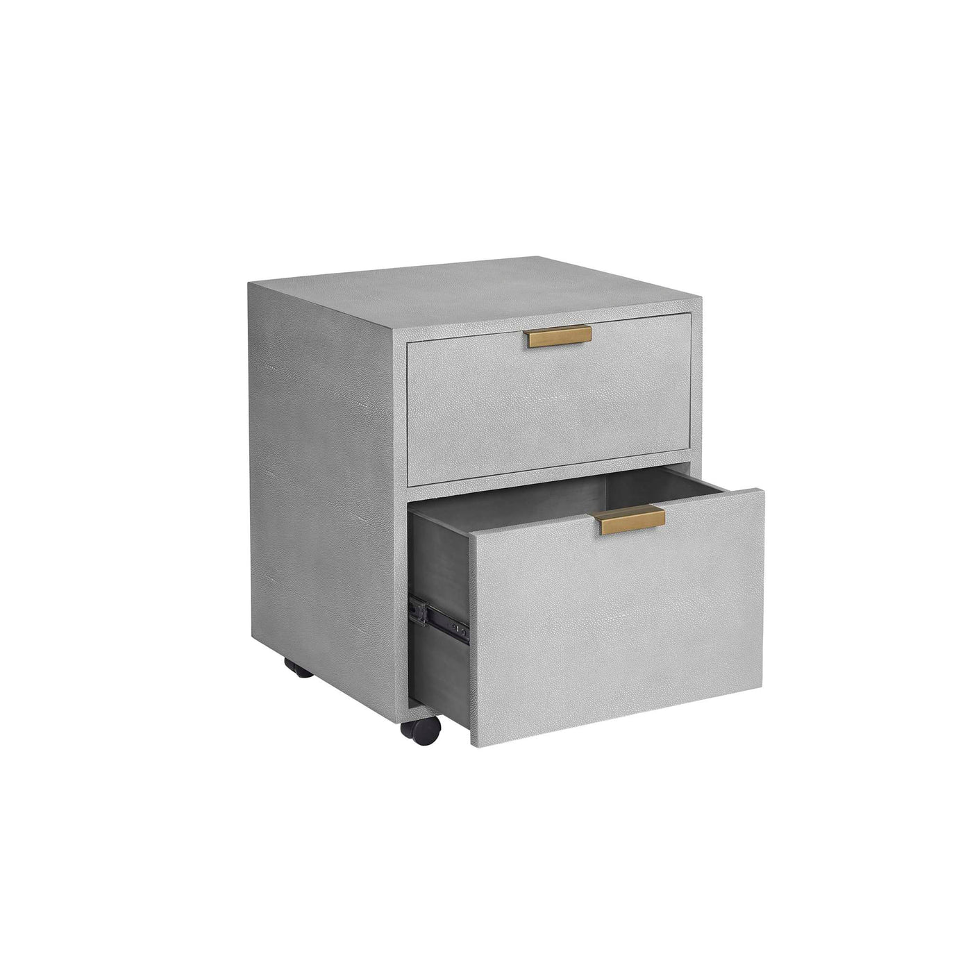 JIRO FILE CABINET - GREY SHAGREEN