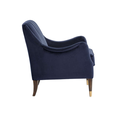 Patrice Lounge Chair - Abbington Navy