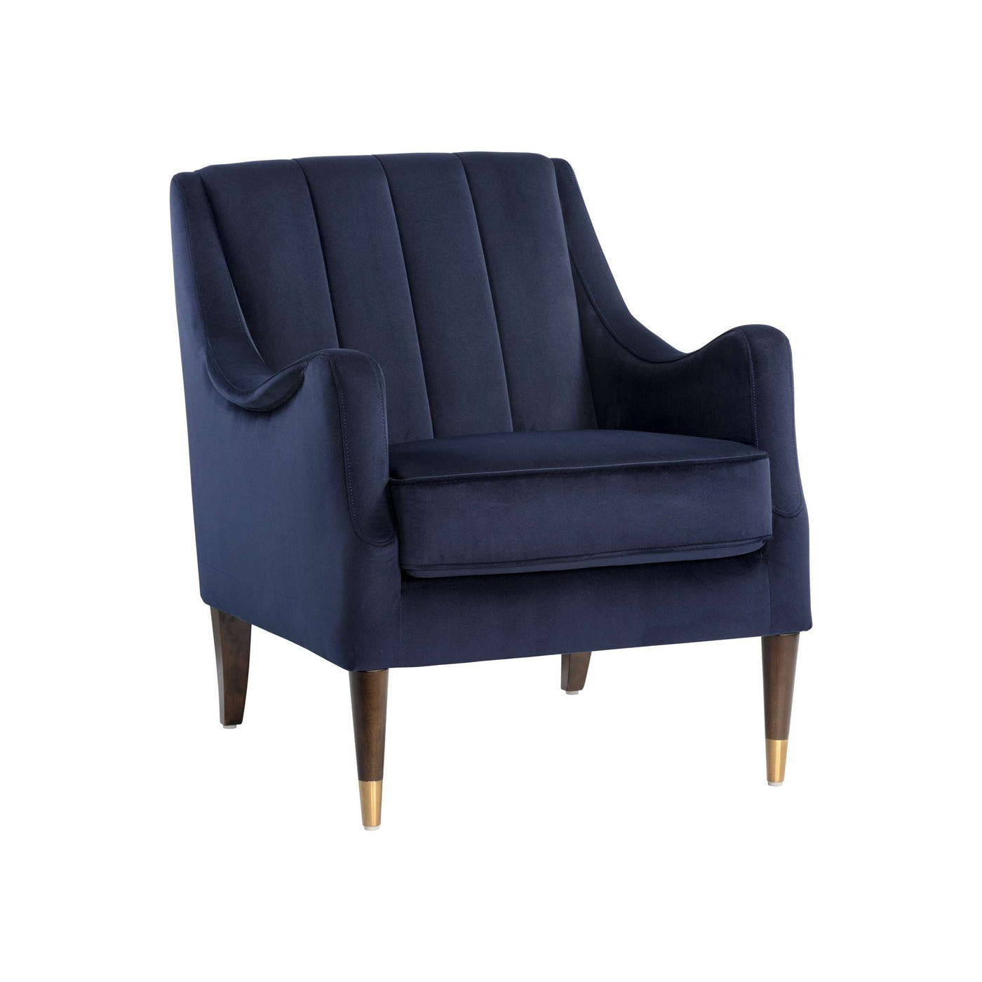 Patrice Lounge Chair - Abbington Navy