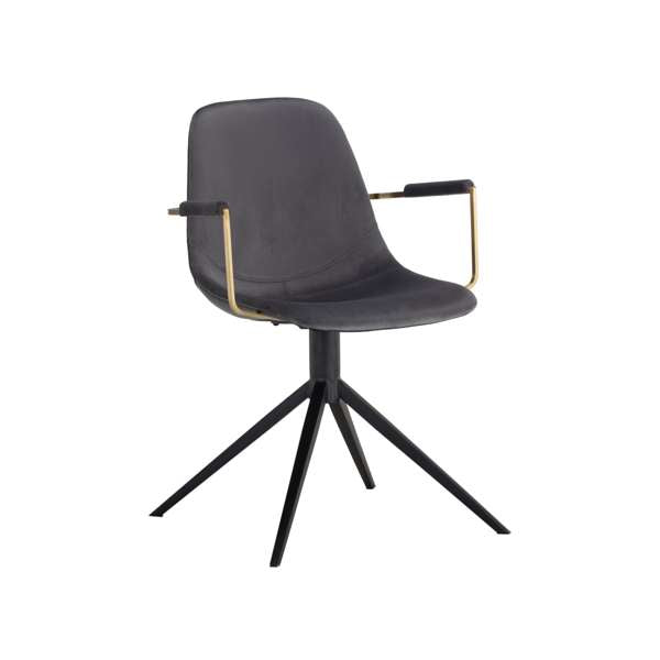 CASSIUS SWIVEL DINING ARMCHAIR