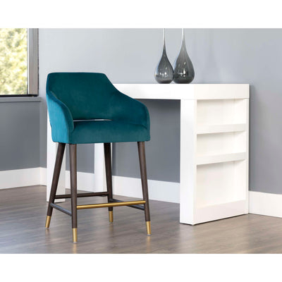 ADELAIDE COUNTER STOOL - TIMELESS TEAL