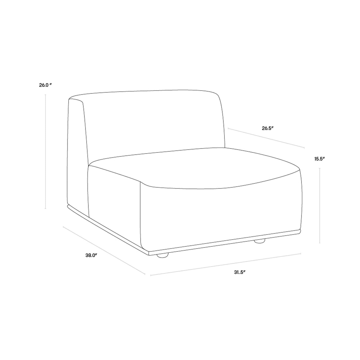 Darren Modular Sectional - Moto Stucco