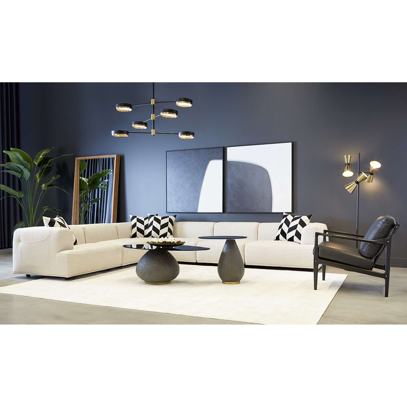 Darren Modular Sectional - Moto Stucco