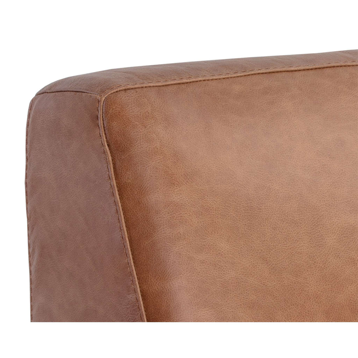 Watson Modular - Armless Chair - Marseille Camel Leather