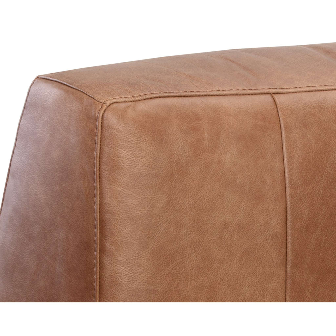 Watson Modular - Armless Chair - Marseille Camel Leather